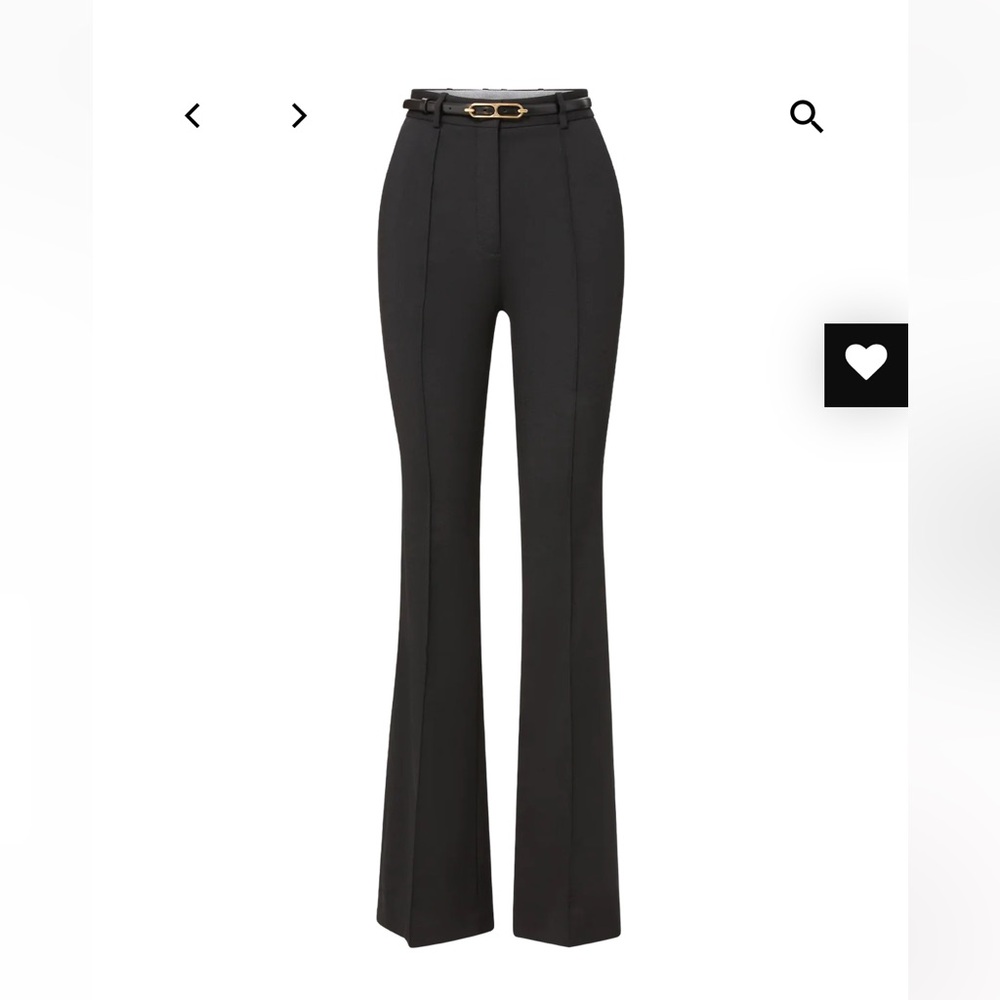 Veronica Beard Classic Black Flare Pants